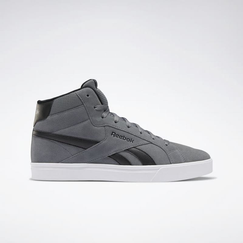 Tenisi Reebok Royal Complete 3.0 Mid Dama Gri/Negrii/Albi Romania UO1310GN